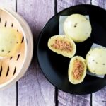 Steamed Pandan Coconut Buns Gluten Free Vegan